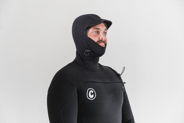 5+/4mm Men's Hooded Wetsuit